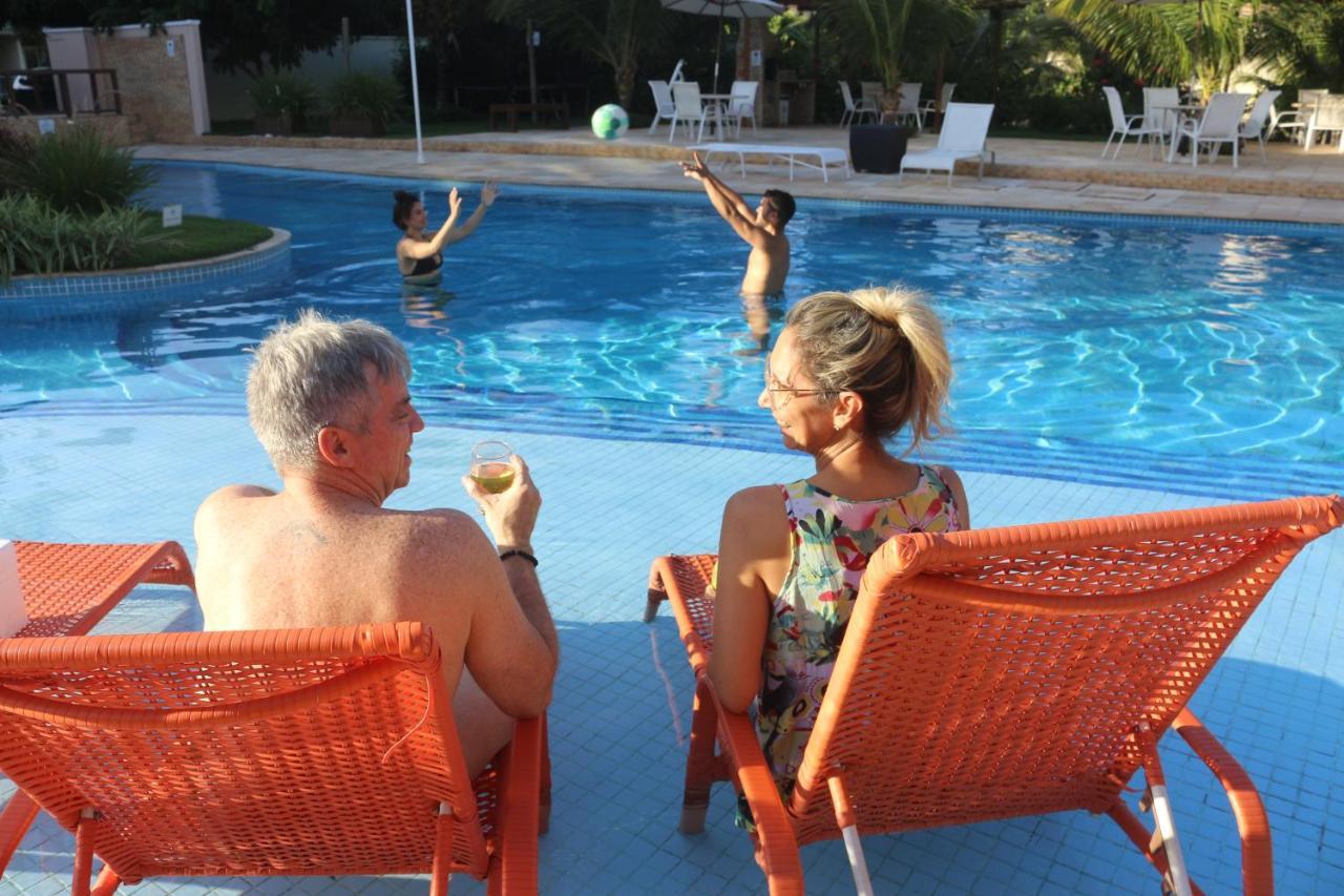 Palm Beach Porto Das Dunas, Apartamento Todo Climatizado Terreo A 350 Metros Beach Park Aquiraz Zewnętrze zdjęcie